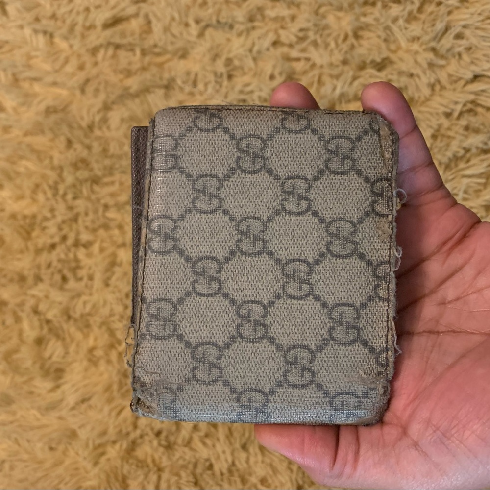 Vintage GUCCI Mens Bi-Fold Wallet